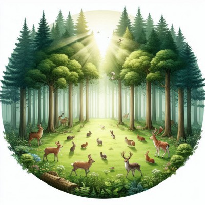 Verabschiedung der Lichtung und der Tiere